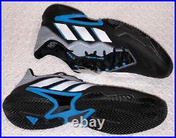 ADIDAS Barricade Black Blue Grey White Tennis Shoes Sneakers NEW Mens Sz 13.5