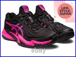 ASICS COURT FF 3 1041A370 001 Black Hot Pink Tennis Men Shoes
