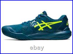 ASICS GEL-CHALLENGER 14 1041A405 400 Restful Teal Safety Yellow Tennis Shoes