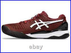 ASICS GEL-RESOLUTION 9 1041A330 600 Antique Red White Men Tennis Shoes