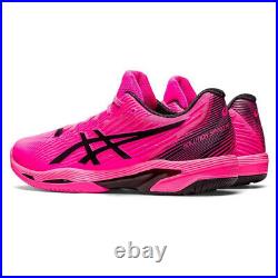 ASICS SOLUTION SPEED FF 2 1041A182 700 Hot Pink Black Tennis Men Shoes New