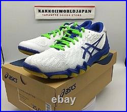ASICS Table Tennis shoes ATTACK BLADELYTE 4 WHITE / BLUE Unisex 1073A001 102 New