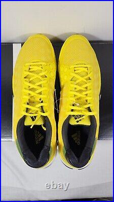 Adidas Barricade 2015 Men's Tennis Shoes Yellow / black NIB RARE HTF