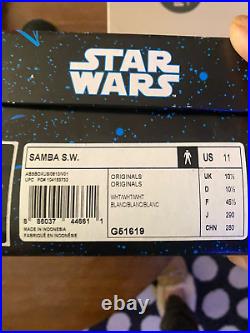 Adidas Size 11 Vintage SAMBA Star Wars Tennis Shoes Mens Style G51619