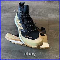 Adidas Terrex Free Hiker GTX Gore-Tex Hiking Mens Shoes Core Black Mesa Size 9.5
