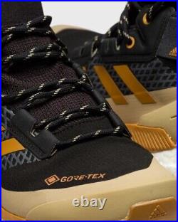 Adidas Terrex Free Hiker GTX Gore-Tex Hiking Mens Shoes Core Black Mesa Size 9.5