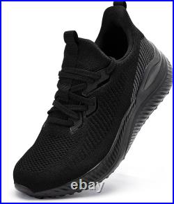 Akk Mens Walking Shoes Running Sneakers Tennis Shoes Workout Athletic Gym Slip