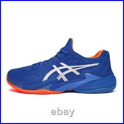 Asics Court FF 3 Novak Clay Men's Tennis Shoes Sports Blue NWT 1041A362-960