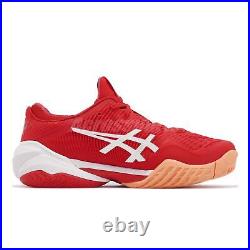 Asics Court FF 3 Novak French Open Fiery Red White Men Tennis Shoes 1041A363-961