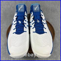 Asics Court FF Novak Mens 13 White Blue Tennis Shoes Athletic Sneakers Gym