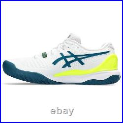 Asics Gel Resolution 9 Men tennis shoes White/Teal 330.101