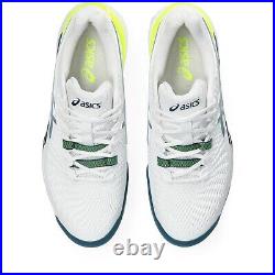 Asics Gel Resolution 9 Men tennis shoes White/Teal 330.101