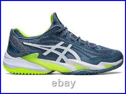 Asics Men's Tennis Shoes COURT FF 3 OC Steel Blue/White 1041A369.400 NEW