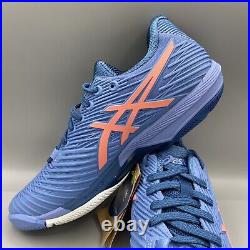 Asics Solution Speed FF 2 Tennis Shoes Sneakers Blue Guava 1041A182-400 Men's 8