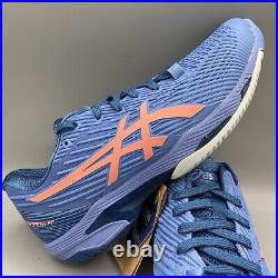Asics Solution Speed FF 2 Tennis Shoes Sneakers Blue Guava 1041A182-400 Men's 8