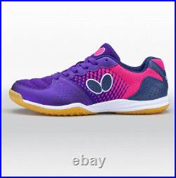 Butterfly Lezoline Vilight Table Tennis Shoes Indoor Unisex Shoes Navy Rose NWT