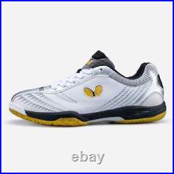 Butterfly Table Tennis Shoes LEZOLINE GIGU White x Silver 93660 947 NEW