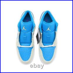 DX4334-300 Nike Air Jordan 1 Low Aquatone Psychic Celestial Gold Blue (Men's)