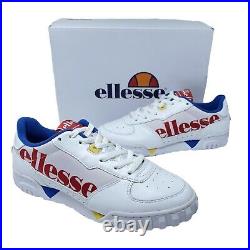 Ellesse Men's Tanker LO OG LTHR AF White Athletic Sneakers Lace Up Shoes 10 New