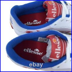 Ellesse Men's Tanker LO OG LTHR AF White Athletic Sneakers Lace Up Shoes 10 New