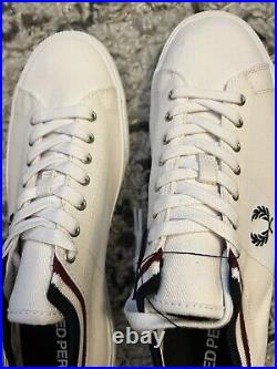 Fred Perry Men's Kendrick Tipped Low Top Canvas Casual Tennis Shoes Sneaker 11