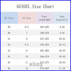 GSIGUL Mens Blade Fashion Sneakers Non Slip Running Athletic Tennis Shoes Casual