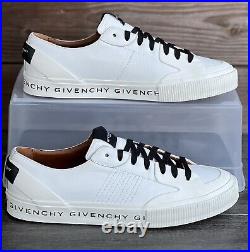 Givenchy Sneakers Mens 12 White Low Calfskin Leather Summer Tennis Shoe EUR 45