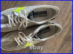 Grey Golden Goose DB Tennis Shoes Sneakers men's size 11 lime green star