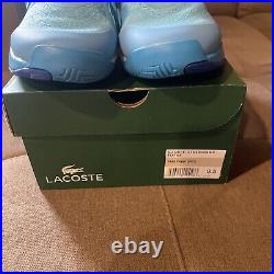 Lacoste Men`s AG-LT23 Lite Tennis Shoes Blue 9.5 Men's