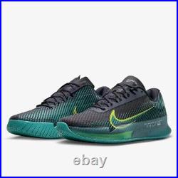 Men's Nike Tennis Shoes Court Air Zoom Vapor 11 HC Iron Teal DR6966-003 Size 8