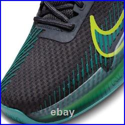 Men's Nike Tennis Shoes Court Air Zoom Vapor 11 HC Iron Teal DR6966-003 Size 8