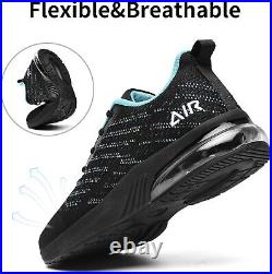 Mens Air Running Shoes Comfortable Walking Tennis Sneakers Lighweight Athletic S