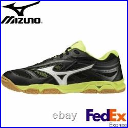 Mizuno Table Tennis Shoes WAVE MEDAL 6 Black/White/Yellow 81GA191547 Unisex F/S