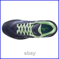 Mizuno Table Tennis Shoes WAVE MEDAL 7 Navy/Lime/Purple 81GA2315 03 UNISEX NEW