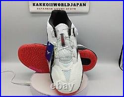 Mizuno Table Tennis Shoes WAVE MEDAL SP5 White/Black/Red 81GA2412 01 UNISEX NEW