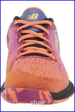 New Balance Men`s FuelCell Width Tennis Shoes Magenta Pop and Vibrant Orange
