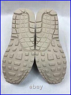 Nike Air Max 1 Safari Atmos Shoes White Wheat Flax Kumquat Black Sz 8.5