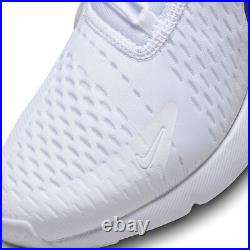 Nike Air Max 270 Mens US 9-13 White Blue Athletic Running Shoes Sneakers NEW