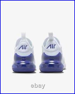 Nike Air Max 270 White/Blue Sneakers Mens Size US 7-13 Casual Shoes Rare New