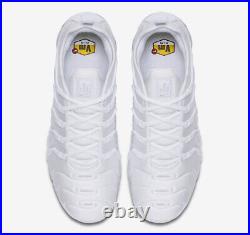 Nike Air Vapormax Plus Triple White Pure Platinum 924453-100 Men's Retro Running