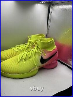 Nike Air Zoom Ultrafly HC QS Tennis Shoes Volt Hyper Pink Men Size 15 819692-106