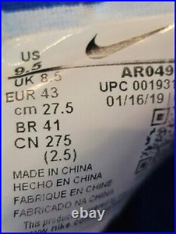 Nike Air Zoom Vapor X Knit Racer Blue Mens Tennis Shoes AR0496-001 Size 9.5