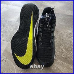 Nike Air Zoom Vapor X Men's Size 11 Tennis Shoes Knit AA8030-009 Black Volt