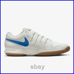 Nike Court Air Zoom Vapor 9.5 Tour Leather Tennis Shoes'Sail/Blue' (FJ1683-100)