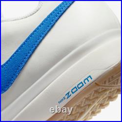 Nike Court Air Zoom Vapor 9.5 Tour Leather Tennis Shoes'Sail/Blue' (FJ1683-100)