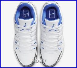Nike Court Zoom Vapor AJ3 Jordan DV9367-100 Tennis Shoes Men's Size 10 New