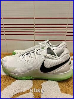 Nike Court Zoom Vapor Cage 4 Rafa Tennis Shoes Men 10.5 White DD1579-105