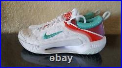 Nike Court men's Air Zoom NXT Tennis Shoes White Teal DH0219-136