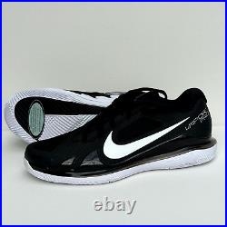 Nike Men's Air Zoom Vapor Pro HC Black White TENNIS Shoes Size 8 CZ0220-024