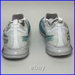 Nike React Vapor NXT HC Men Size 10 Tennis Shoes White Teal Red New CV0724-136